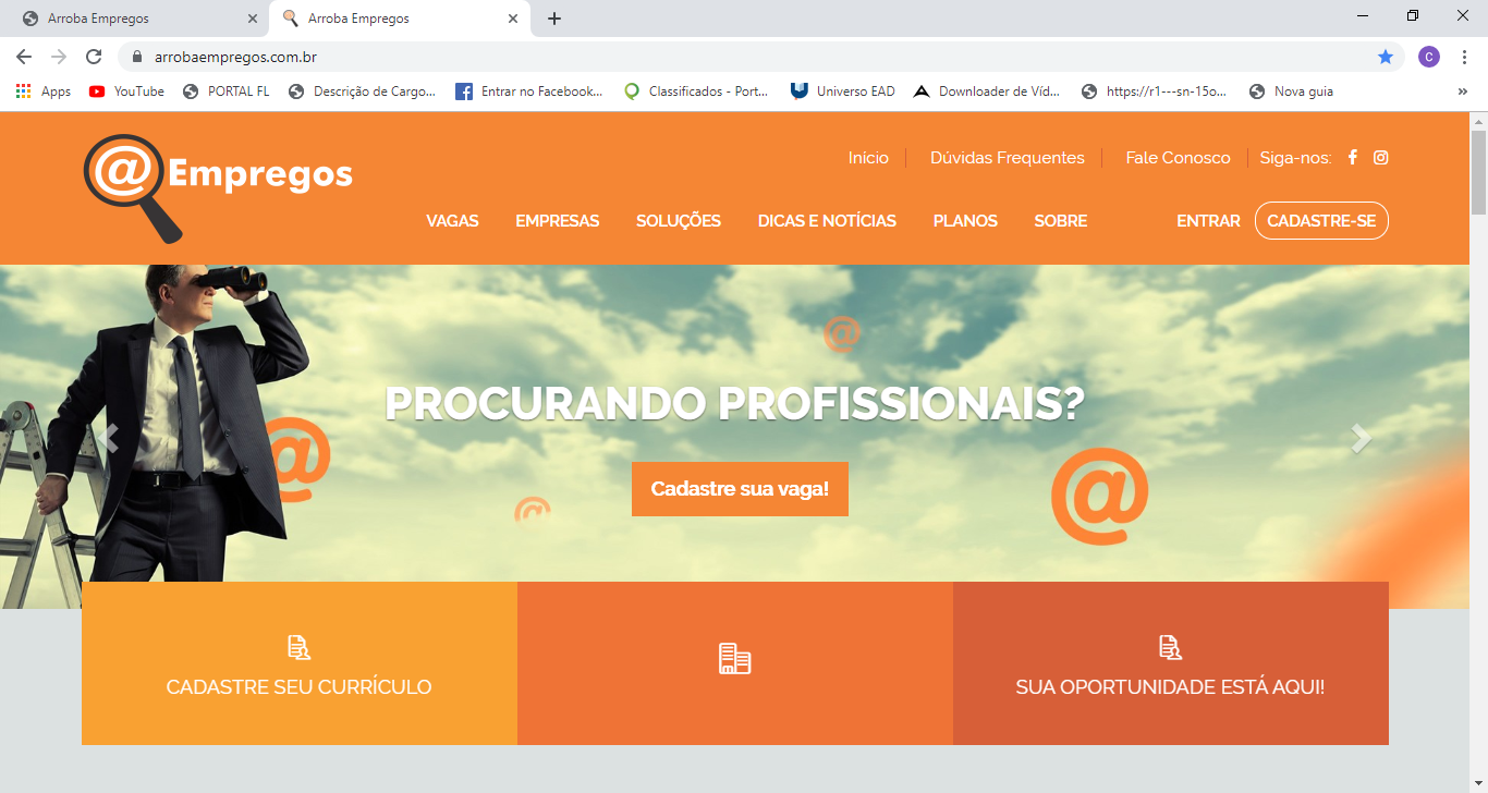 Melhore seu cadastro e tenha mais chances de ser chamado para entrevistas de trabalho.